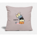 A Cute Way To Sleep Light Taupe Pillow